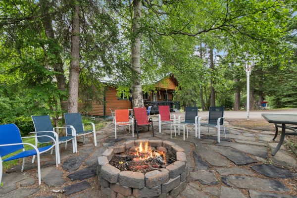 Firepit in Backyard